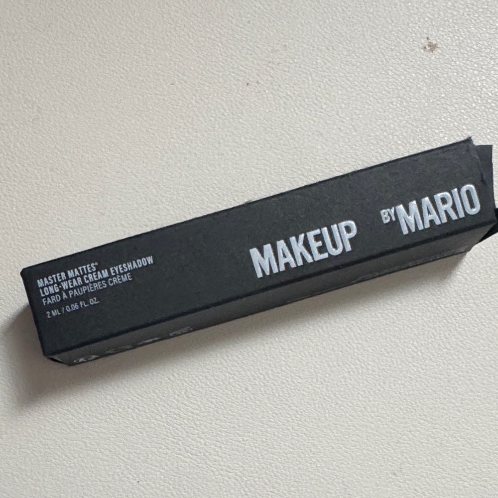 Makeup By Mario Master Mattes Long-Wear Cream Eyeshadow - Black Packaging